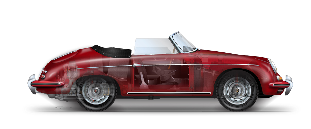 Porsche-356B-no-background Porsche-356B-no-background
